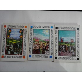  NUNTA ,NASTEREA ,INMORMANTAREA  LA  ROMANI - 3 volume  -  S. FL. MARIAN 